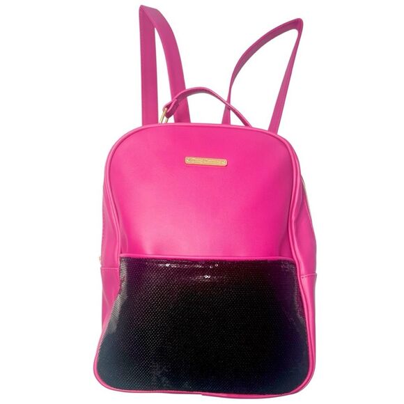 ?Women\'s / Girls Pink and Black Backpack main image 12